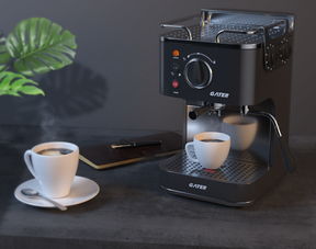 C4D與Octane Render 打造逼真咖啡機渲染效果